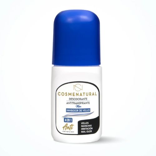 Desodorante Antitranspirante Hombre 4 En 1 Frasco X 60 Ml Cosmenatural