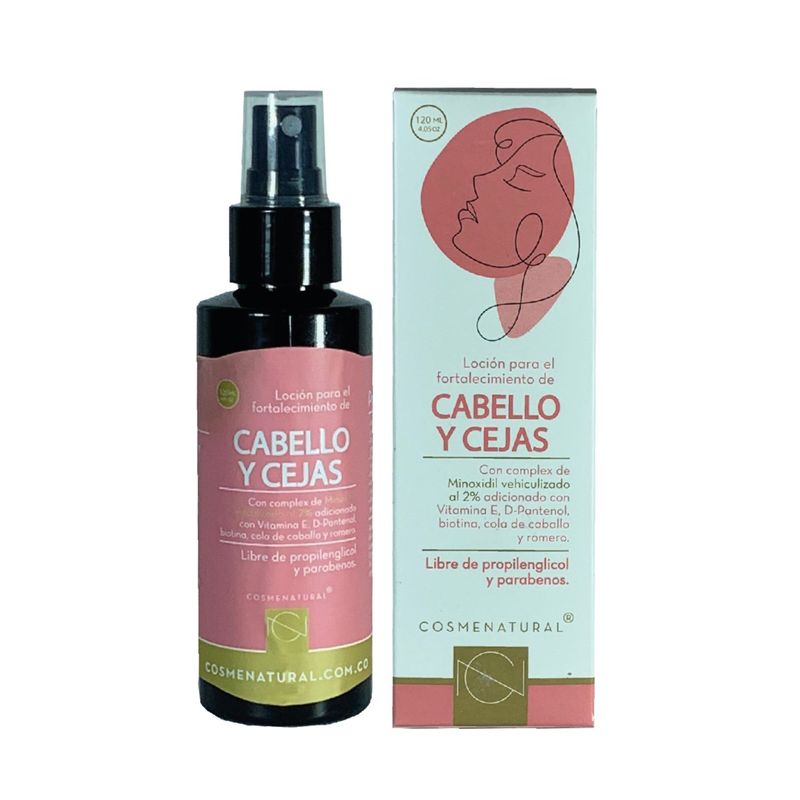 Minoxidil Cabello y Cejas Loción 120 Ml