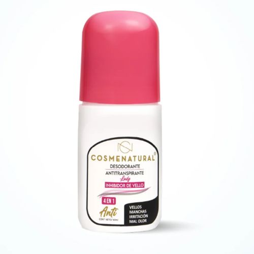 Desodorante Antitranspirante Mujer 4 En 1 Frasco X 60 Ml Cosmenatural