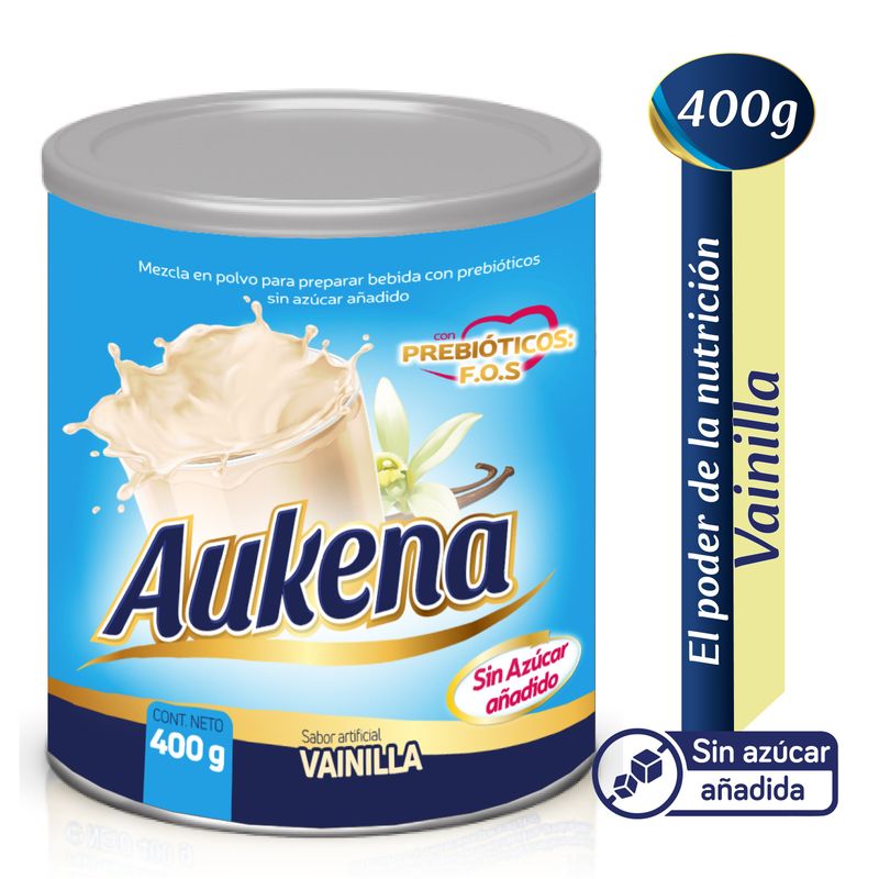 Aukena Vainilla Prebióticos 400 g Pisa