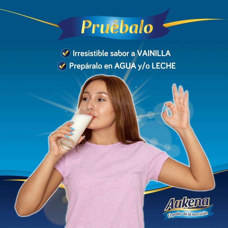 Aukena Vainilla Prebióticos 400 g Pisa