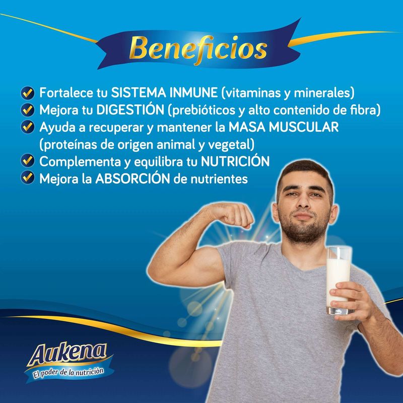 Aukena Vainilla Prebióticos 400 g Pisa