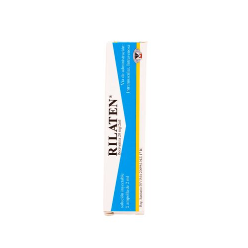 Rilaten Rociverina 20 Mg/2Ml Caja X 1 Ampolla Solución Inyectable Menarini