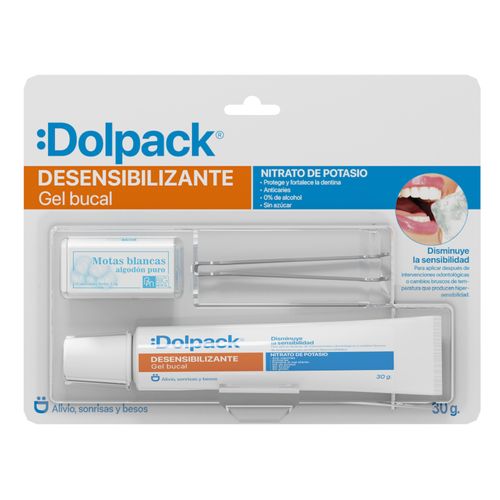 Gel Dolpack Desensibilizante Nit Potasio Tubo X 30 Gr Oral Big Medica