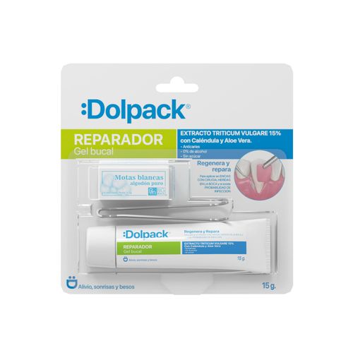 Gel Dolpack Reparador Triticum Tubo X 15 Gr Gel Oral Big Medica