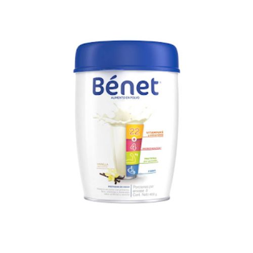 Bebida Polvo Benet Vainilla Tarro X 400 Gr Nutresa