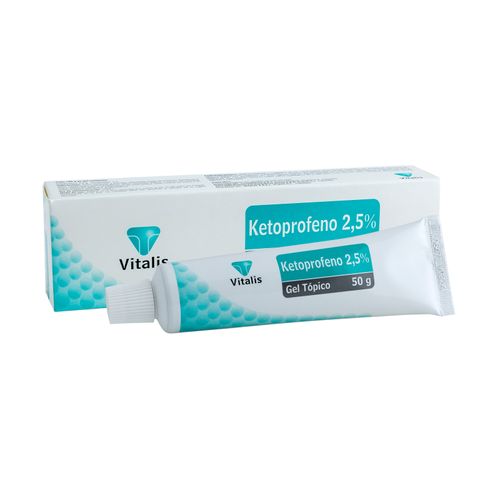 Ketoprofeno Gel 2.5% Tubo X 50 Gr Vitalis