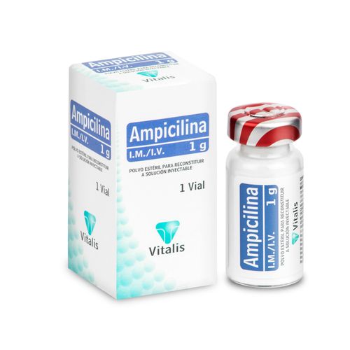 Ampicilina 1 Gr Caja X 1 Ampolla Vitalis
