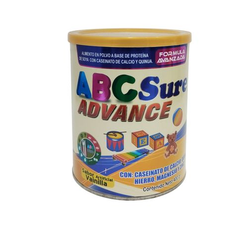 Abcsure Vainilla Polvo Tarro X 400 Gr Naturalmente
