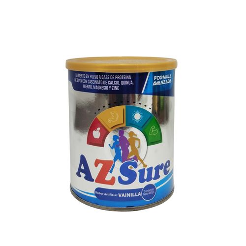 Azsure En Polvo Sabor Vainilla Tarro X 400 Gr Naturalmente