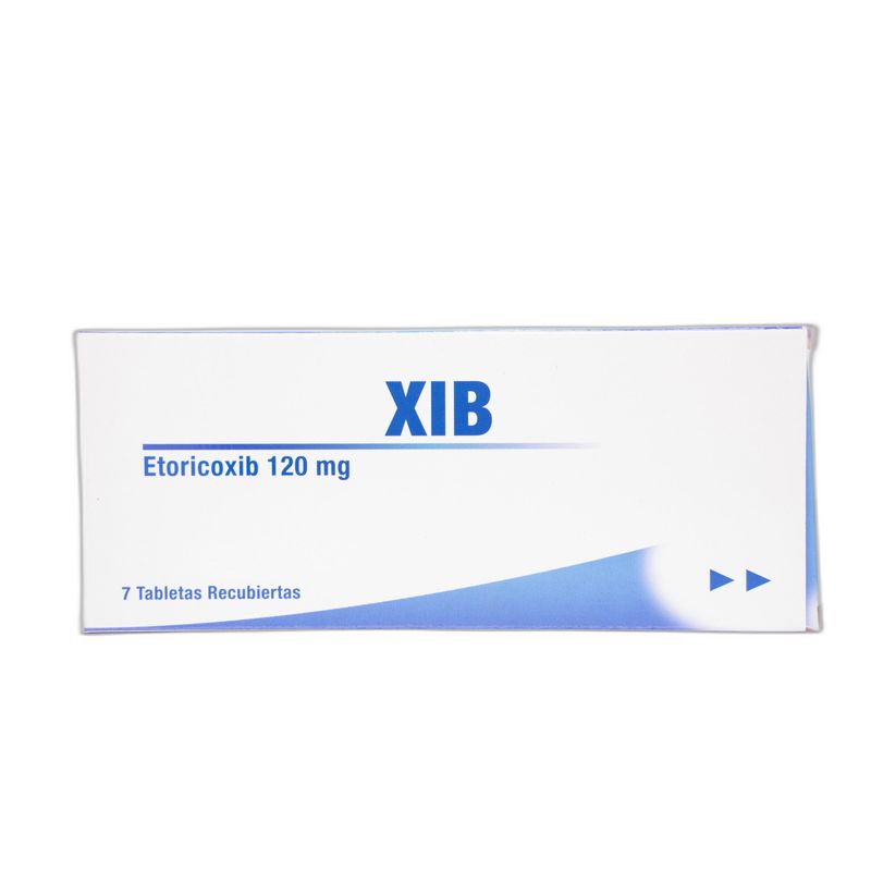 Xib Etoricoxib 120 mg 7 Tabletas Oral