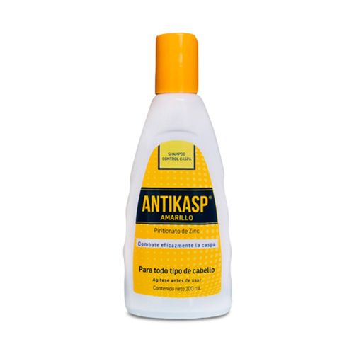 Shampoo Antikasp Amarillo Control Caspa Frasco X 200 Ml Ambarina