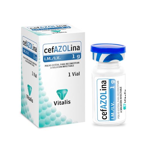 Cefazolina 1 G Caja X 1 Ampolla Vitalis
