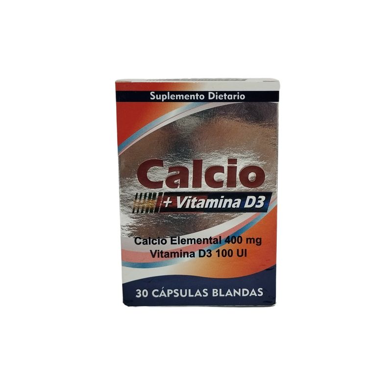 calcio-400---vitamina-d3-caja-x-30-capsulas-naturalmente