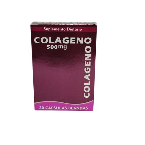 Colágeno Hidrolizado 500 Mg Caja X 30 Cápsulas Naturalmente