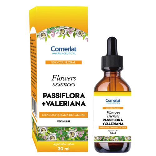 Esencia Passiflora + Valeriana Pague 4 Lleve 6 Frasco X 30 Ml Comerlat