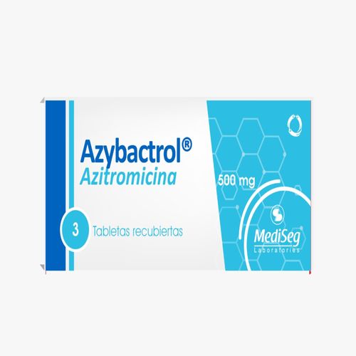Azybactrol Azitromicina 500 Mg Caja X 3 Tabletas Mediseg