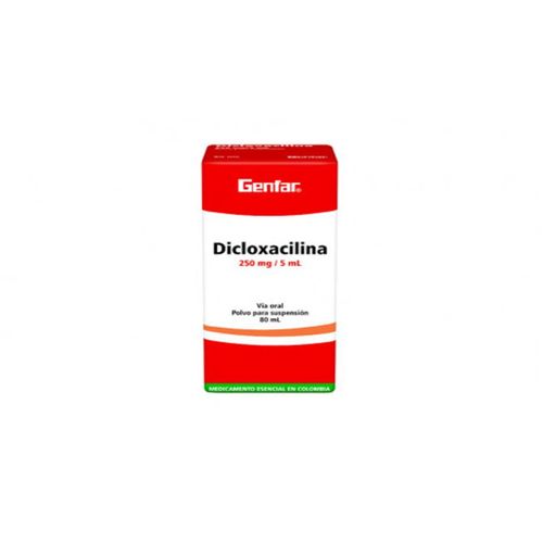 Dicloxacilina 250 Mg/5 Ml Frasco X 80 Ml Suspensión Ophalac