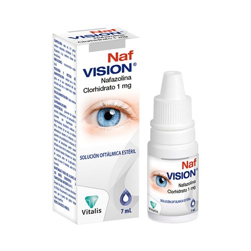 Nafvision Solución Oftálmica Nafazolina 1 Mg/Ml Frasco X 7 Ml Vitalis