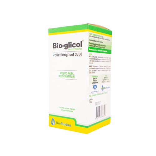 Bio Glicol Polvo Oral Sin Electrolitos Frasco X 160 Gr  Quibi