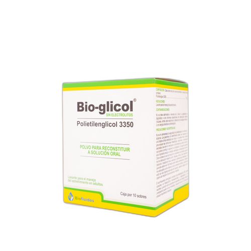 Bio Glicol Sin Electrolitos Para Niños 8.5 X 10 Sobres Quibi