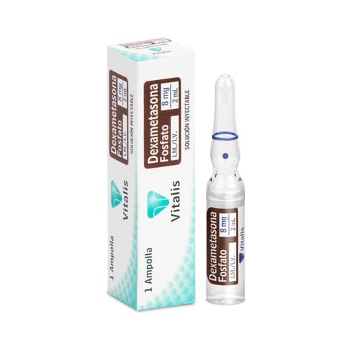 Dexametasona 8 Mg/2Ml Inyectable Caja X 1 Ampolla Vitalis