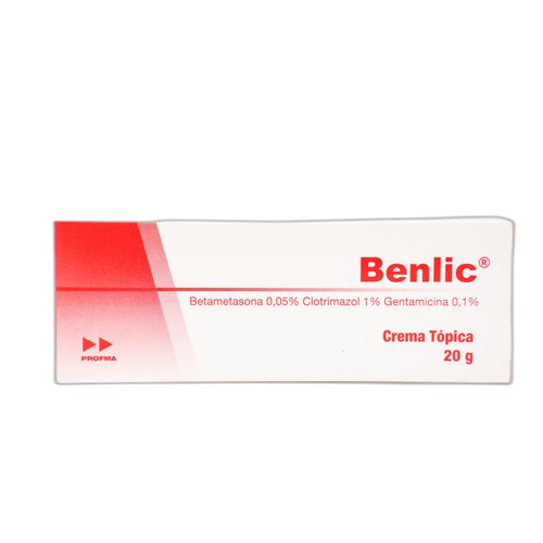 Benlic Crema Tópica 0.05%-1%-0.1% Tubo X 20 Gr Profma