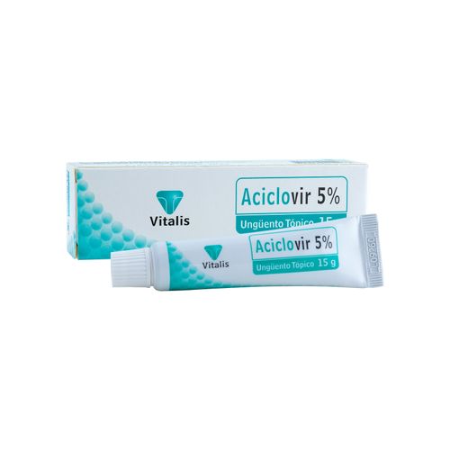 Aciclovir 5% Tubo X 15 Gr Ünguento Vitalis