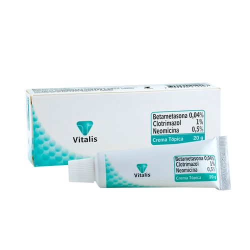 Clotrimazol + Neomicina + Betametasona Tubo X 20 Crema Tópica Vitalis