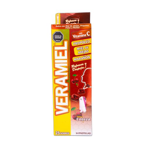 Veramiel Cereza Caja X 25 Sobres Profar