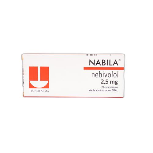 Nabila Nebivolol 2,5 Mg Caja X 28 Comprimidos Tecnofarma