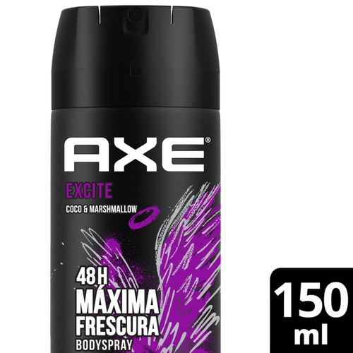 Desodorante Axe Aerosol Body Spray Excite Frasco X 150 Ml Unilever