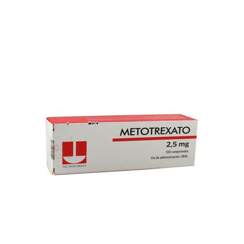 Metotrexato 2.5 Mg Caja X 100 Comprimidos Tecnofarma