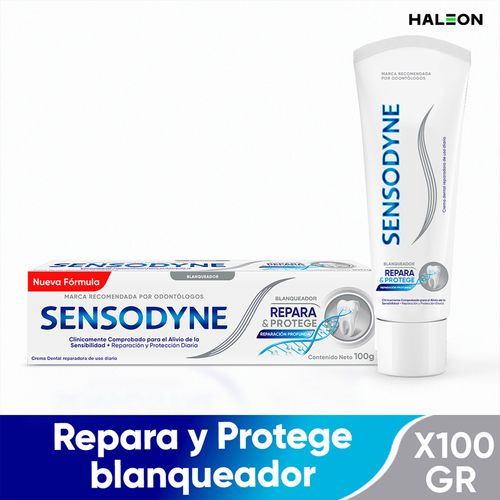 Crema Dental Sensodyne Repara Protege Blanquea Tubo X 100 Gr Gsk
