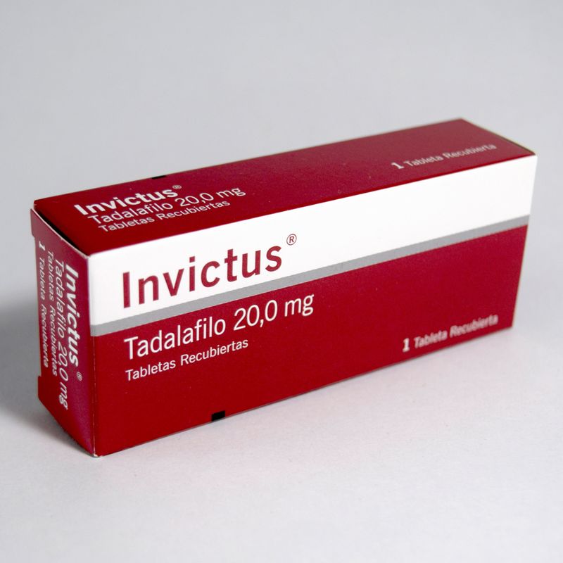 Invictus Tadalafilo 20 mg 1 Tableta Rx