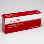 Invictus Tadalafilo 20 mg 2 Tabletas Rx