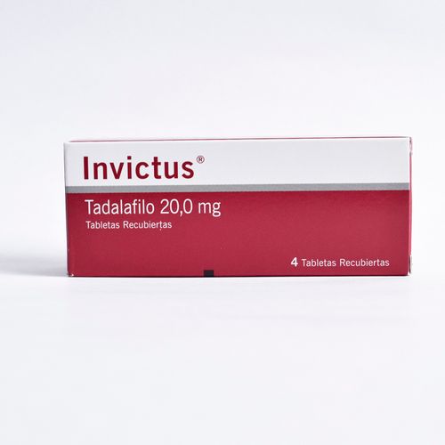 Invictus Tadalafilo 20 Mg Caja X 4 Tabletas Recubiertas Siegfried