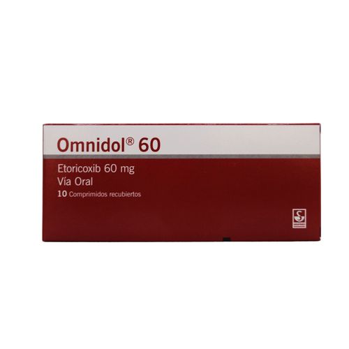 Omnidol Etoricoxib 60 Mg Caja X 10 Tabletas Siegfried