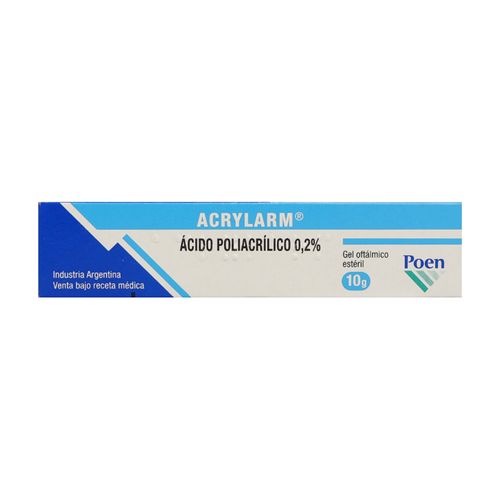 Acrylarm Ácido Poliacrílico Carbomero 0.002 Tubo X 10 Gr Gel Megalabs