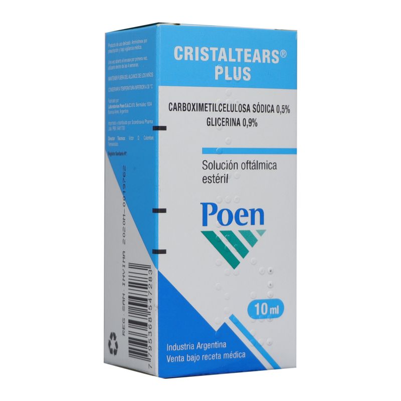 Cristaltears Plus Solución Oftálmica 10 Ml