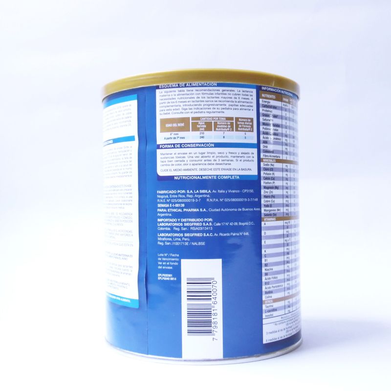 Nutribaby Etapa 2 Lata X 900 Gr Siegfried