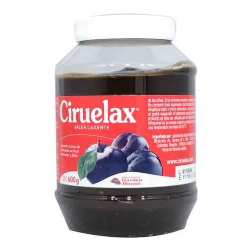 Ciruelax Frasco X 600 Gr Jalea Megalabs