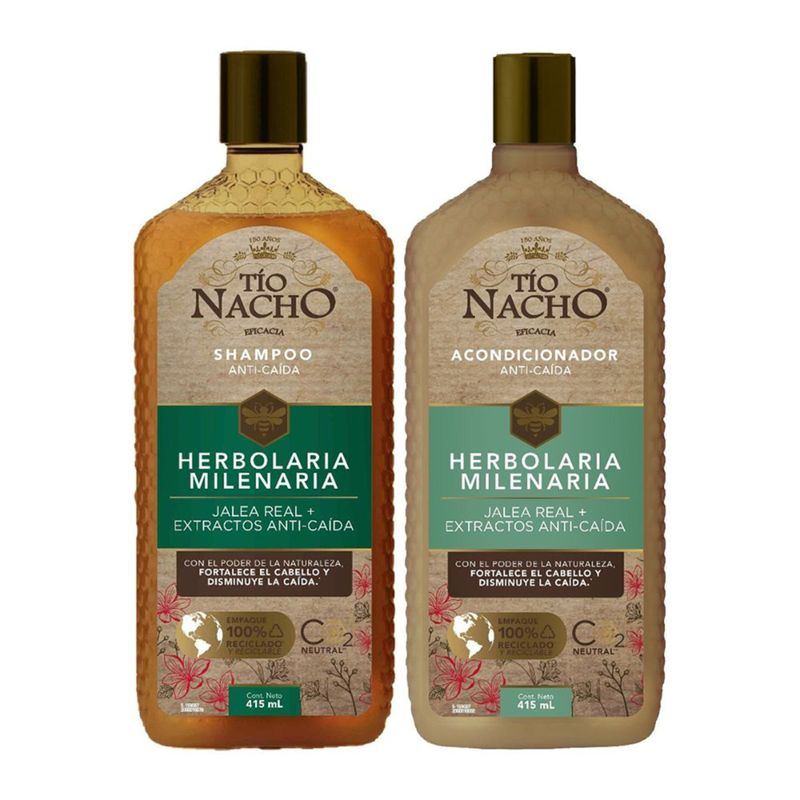 Tío Nacho Herbolaria + Acondicionador 415 Ml