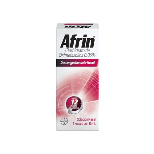 Afrin Nasal Adultos Oximetazolina 0,05% Spray Frasco X 15 Ml Solución Bayer