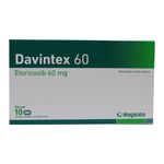 Davintex Etoricoxib 60 mg 10 Comprimidos