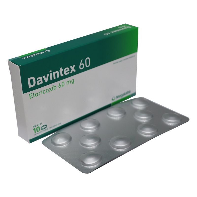 Davintex Etoricoxib 60 mg 10 Comprimidos