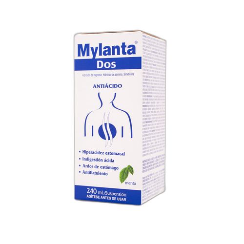 Mylanta Dos Menta Frasco X 240 Suspensión Oral Johnson