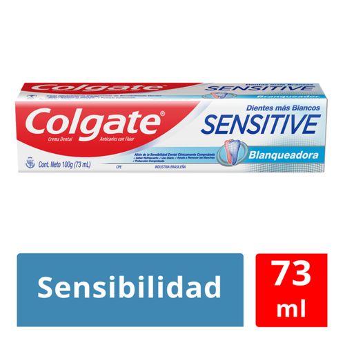 Crema Dental Colgate Sensitive Blanqa Tubo X 100 Gr