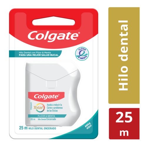 Hilo Dental Colgate Total Menta 25 Metros