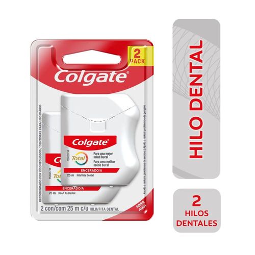Hilo Dental Colgate Total Precio Especial 25 Metros